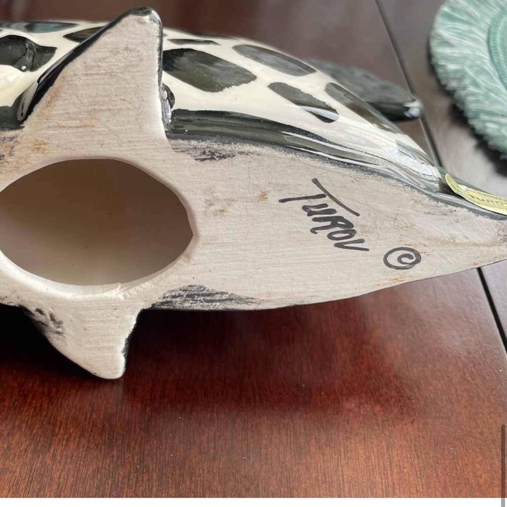 Turov Russian pottery art ceramic fish
Vintage. 5"by7" excellent condition. - Picture 4 of 4